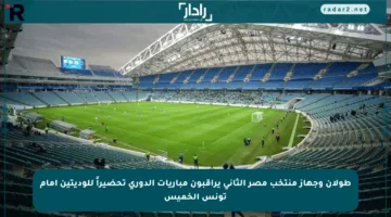 طولان وجهاز منتخب مصر الثاني يراقبون مباريات الدوري تحضيراً للوديتين أمام تونس الخميس